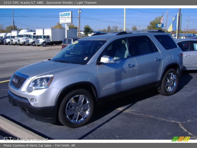 Quicksilver Metallic / Light Titanium 2010 GMC Acadia SLT AWD