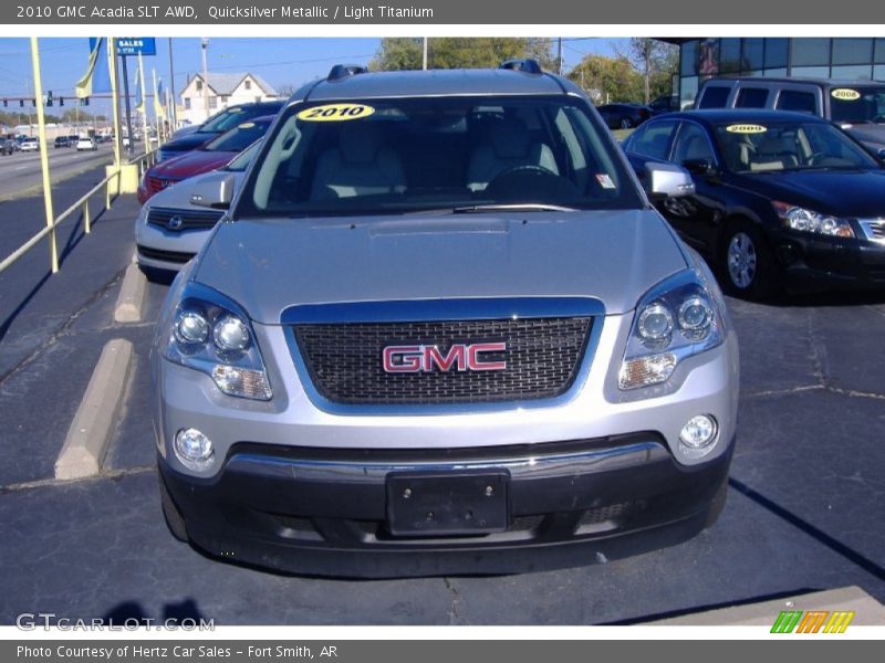 Quicksilver Metallic / Light Titanium 2010 GMC Acadia SLT AWD