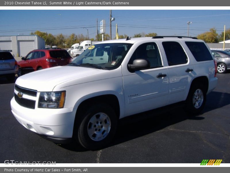 Summit White / Light Cashmere/Dark Cashmere 2010 Chevrolet Tahoe LS