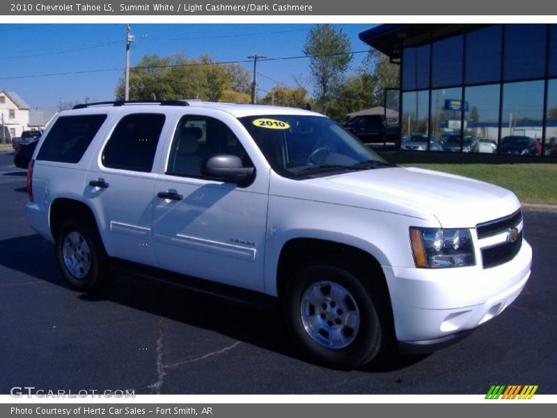 Summit White / Light Cashmere/Dark Cashmere 2010 Chevrolet Tahoe LS