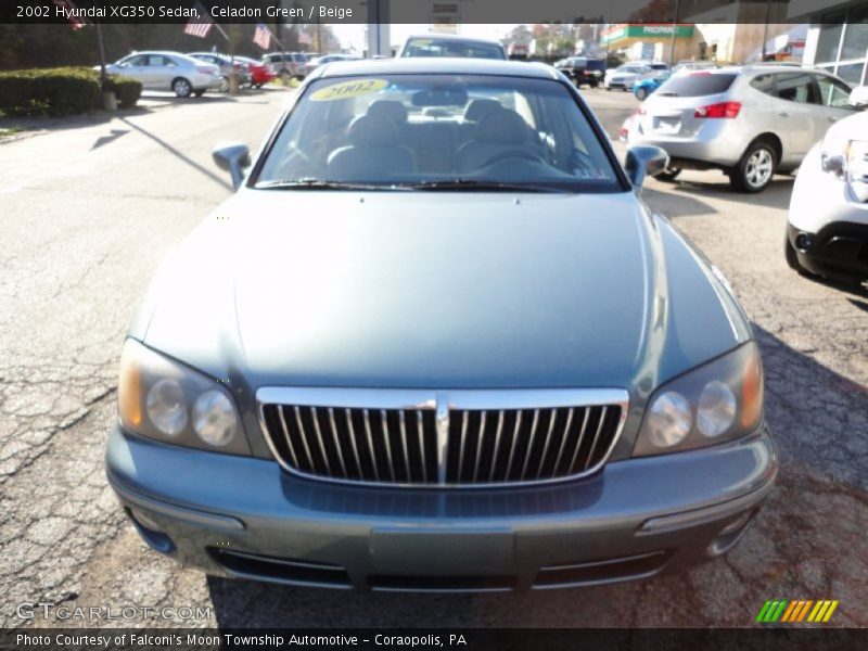 Celadon Green / Beige 2002 Hyundai XG350 Sedan