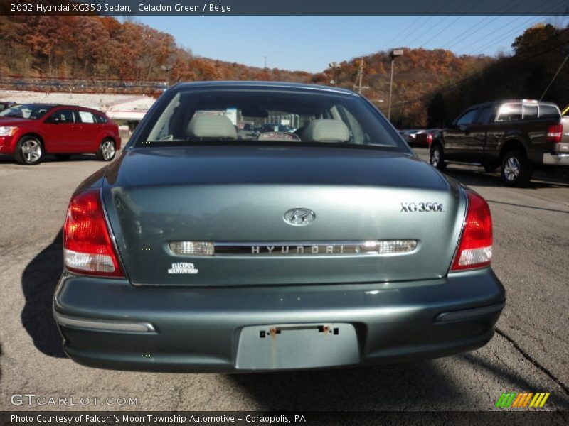 Celadon Green / Beige 2002 Hyundai XG350 Sedan