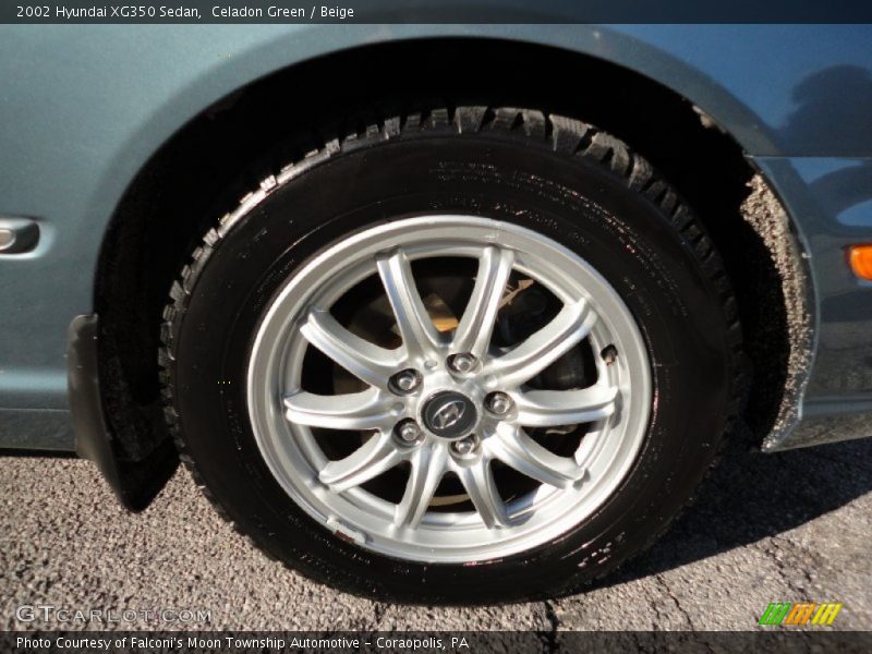 Celadon Green / Beige 2002 Hyundai XG350 Sedan