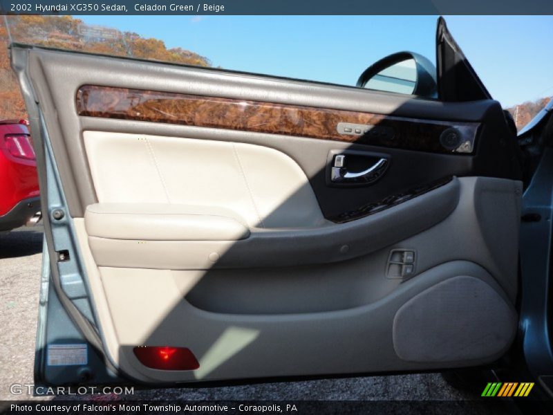 Celadon Green / Beige 2002 Hyundai XG350 Sedan