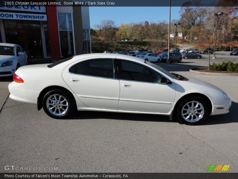Stone White / Dark Slate Gray 2003 Chrysler Concorde Limited