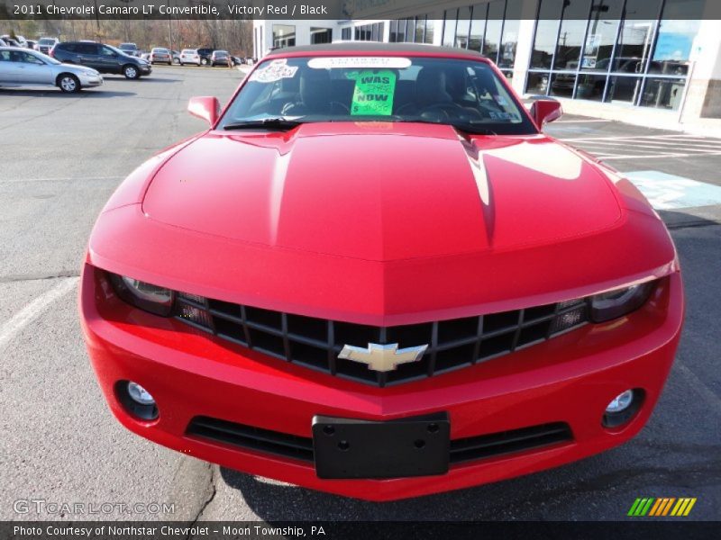 Victory Red / Black 2011 Chevrolet Camaro LT Convertible