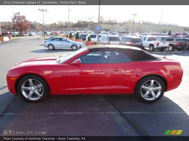 Victory Red / Black 2011 Chevrolet Camaro LT Convertible