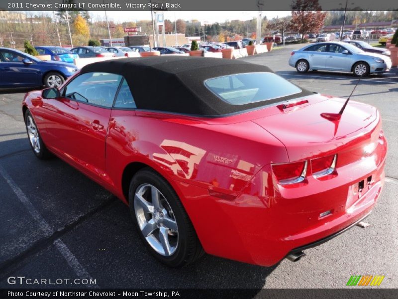 Victory Red / Black 2011 Chevrolet Camaro LT Convertible