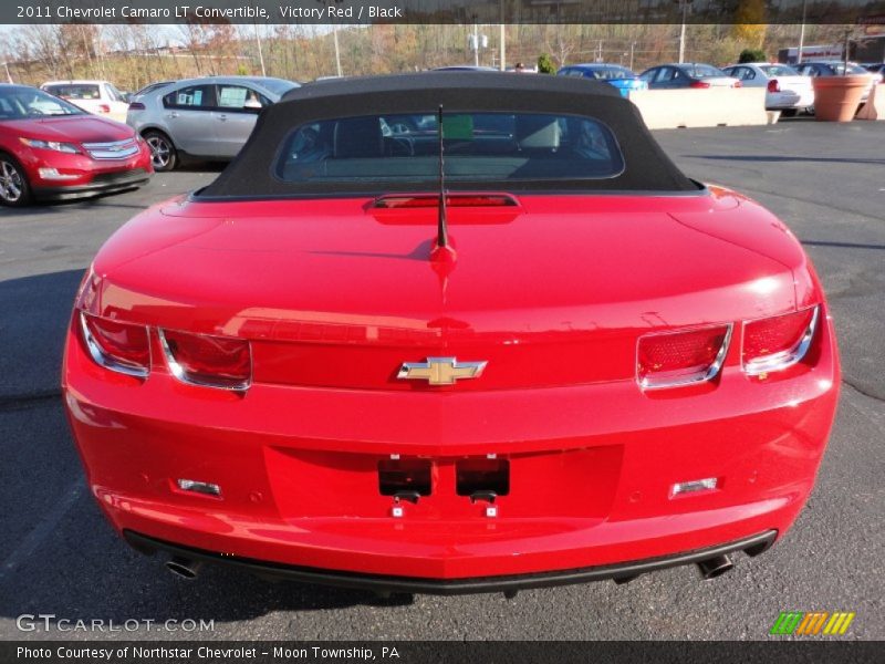 Victory Red / Black 2011 Chevrolet Camaro LT Convertible
