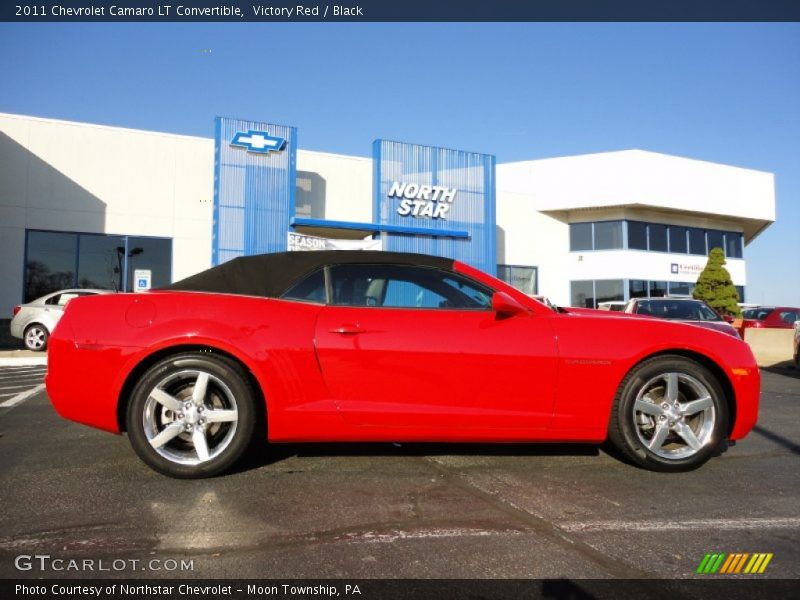 Victory Red / Black 2011 Chevrolet Camaro LT Convertible