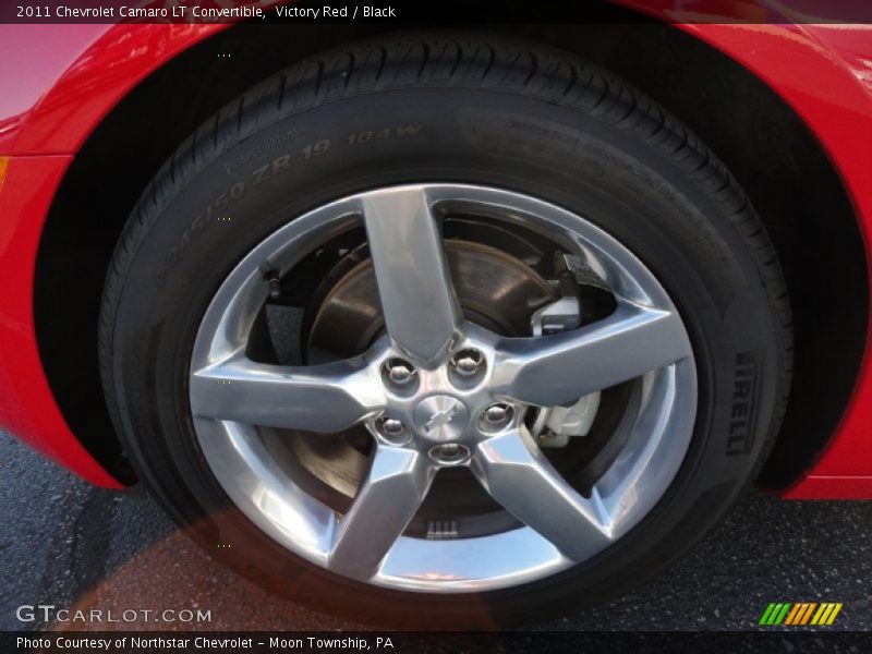 Victory Red / Black 2011 Chevrolet Camaro LT Convertible