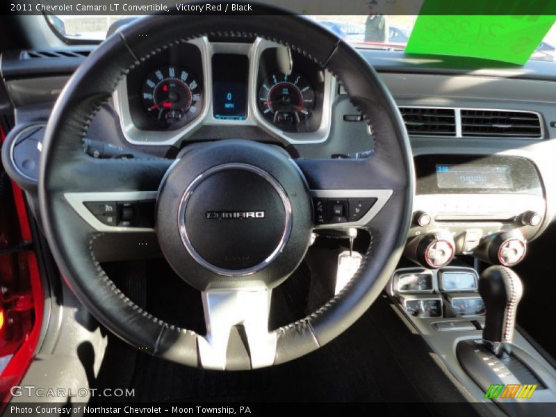 Victory Red / Black 2011 Chevrolet Camaro LT Convertible