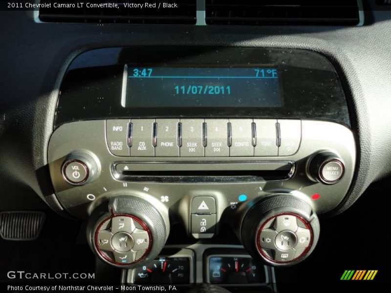 Victory Red / Black 2011 Chevrolet Camaro LT Convertible