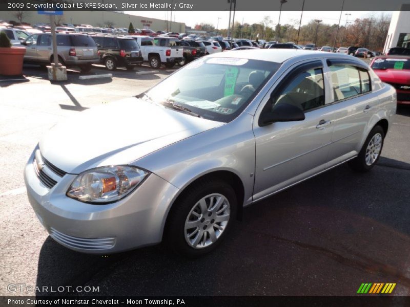 Silver Ice Metallic / Gray 2009 Chevrolet Cobalt LS XFE Sedan