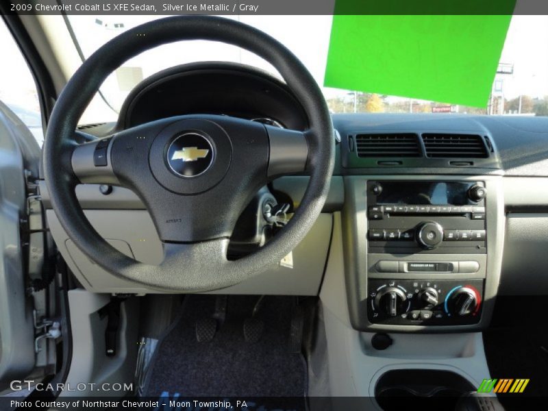 Silver Ice Metallic / Gray 2009 Chevrolet Cobalt LS XFE Sedan