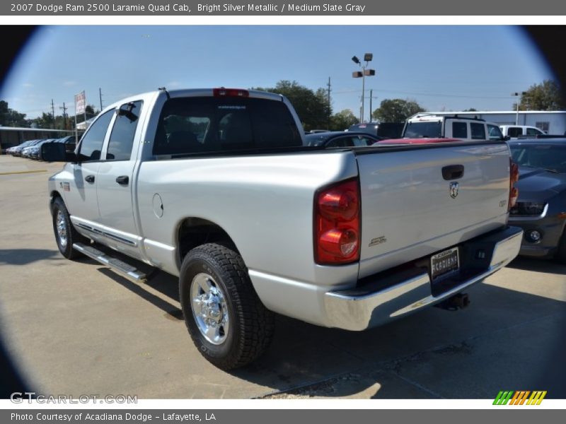 Bright Silver Metallic / Medium Slate Gray 2007 Dodge Ram 2500 Laramie Quad Cab
