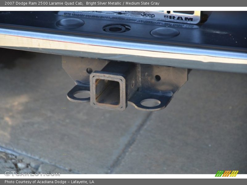 Bright Silver Metallic / Medium Slate Gray 2007 Dodge Ram 2500 Laramie Quad Cab