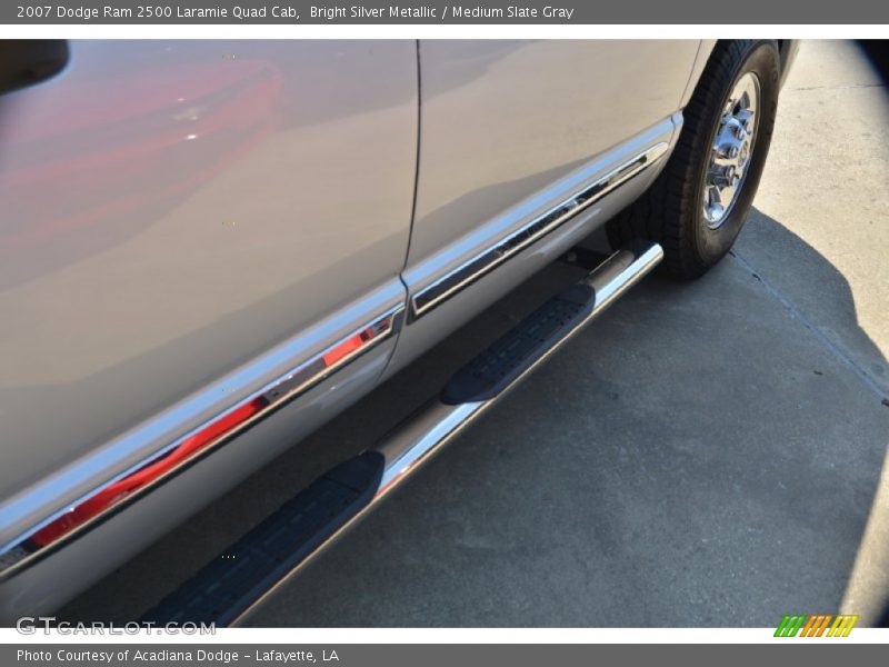 Bright Silver Metallic / Medium Slate Gray 2007 Dodge Ram 2500 Laramie Quad Cab