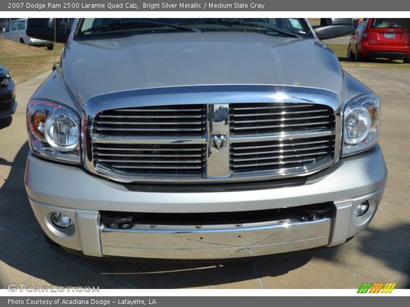 Bright Silver Metallic / Medium Slate Gray 2007 Dodge Ram 2500 Laramie Quad Cab