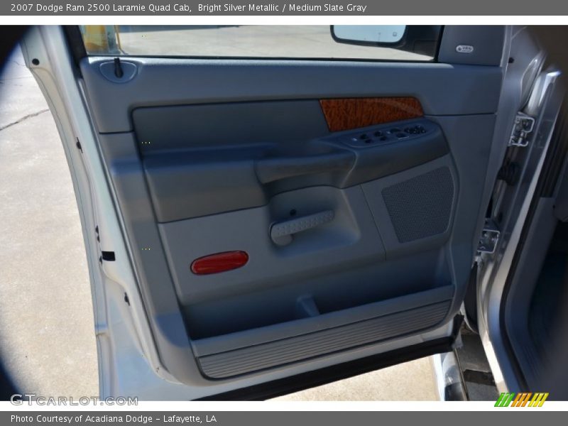 Bright Silver Metallic / Medium Slate Gray 2007 Dodge Ram 2500 Laramie Quad Cab