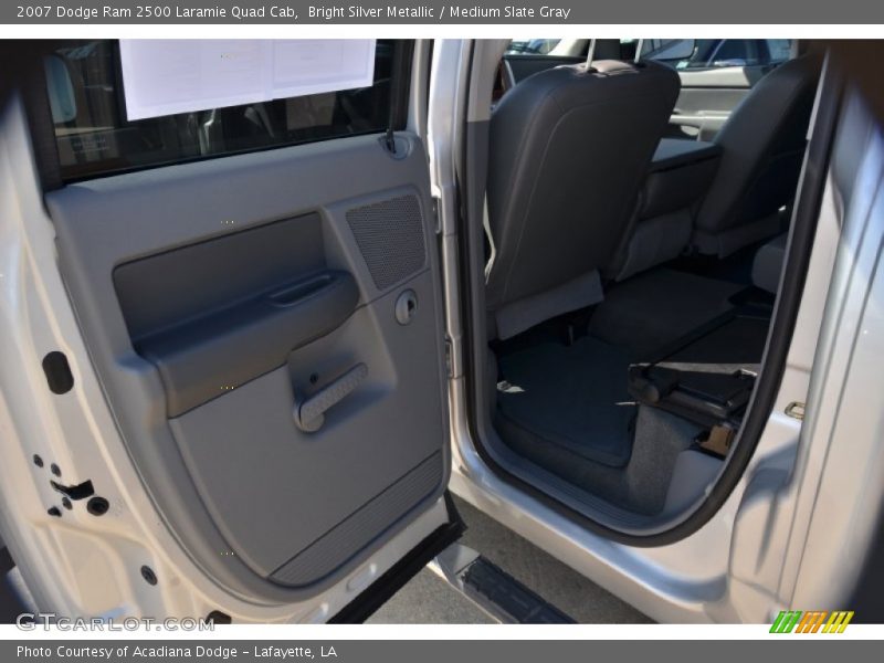 Bright Silver Metallic / Medium Slate Gray 2007 Dodge Ram 2500 Laramie Quad Cab