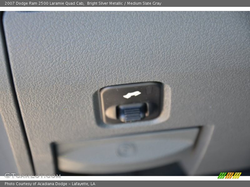 Bright Silver Metallic / Medium Slate Gray 2007 Dodge Ram 2500 Laramie Quad Cab