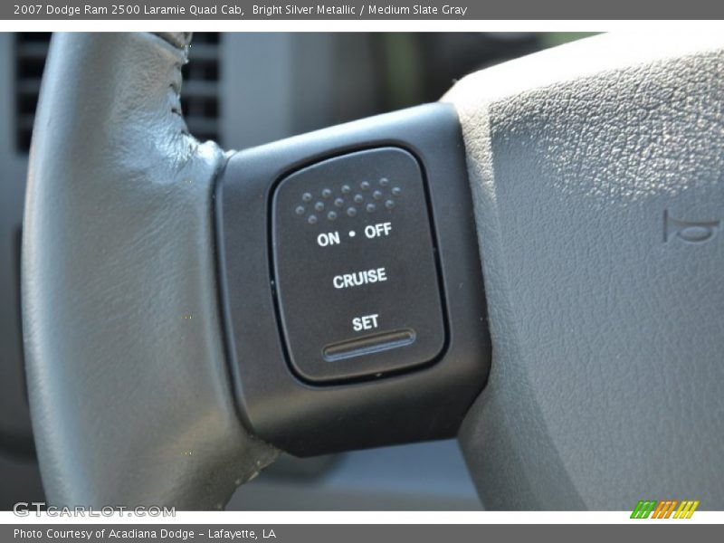 Bright Silver Metallic / Medium Slate Gray 2007 Dodge Ram 2500 Laramie Quad Cab