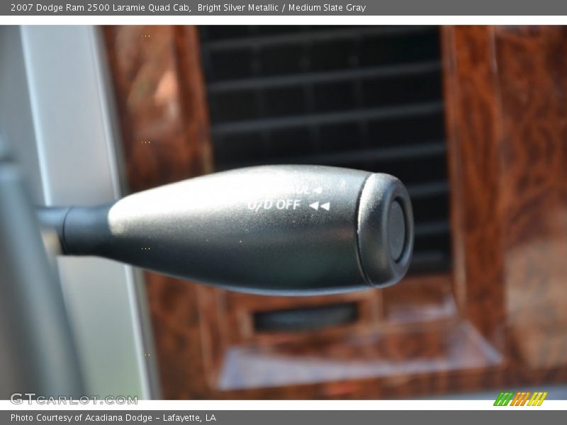 Bright Silver Metallic / Medium Slate Gray 2007 Dodge Ram 2500 Laramie Quad Cab
