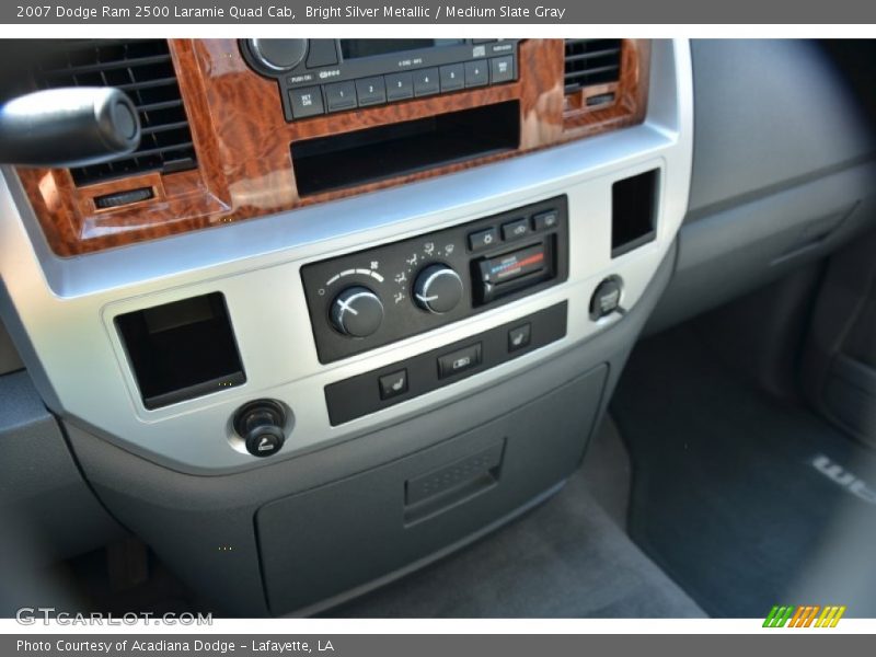 Bright Silver Metallic / Medium Slate Gray 2007 Dodge Ram 2500 Laramie Quad Cab