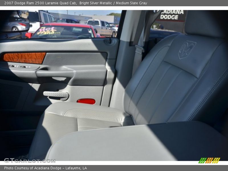 Bright Silver Metallic / Medium Slate Gray 2007 Dodge Ram 2500 Laramie Quad Cab