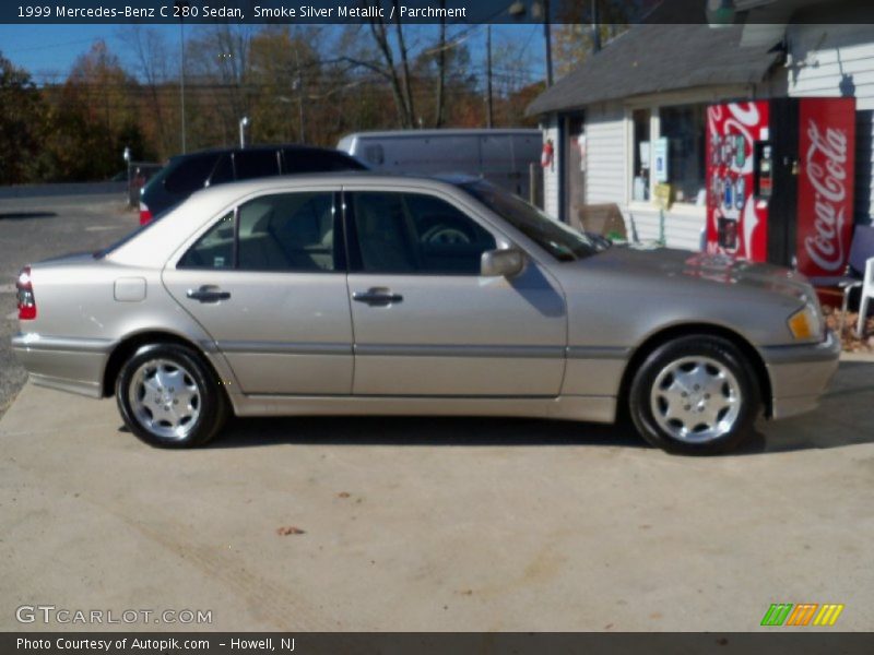 Smoke Silver Metallic / Parchment 1999 Mercedes-Benz C 280 Sedan