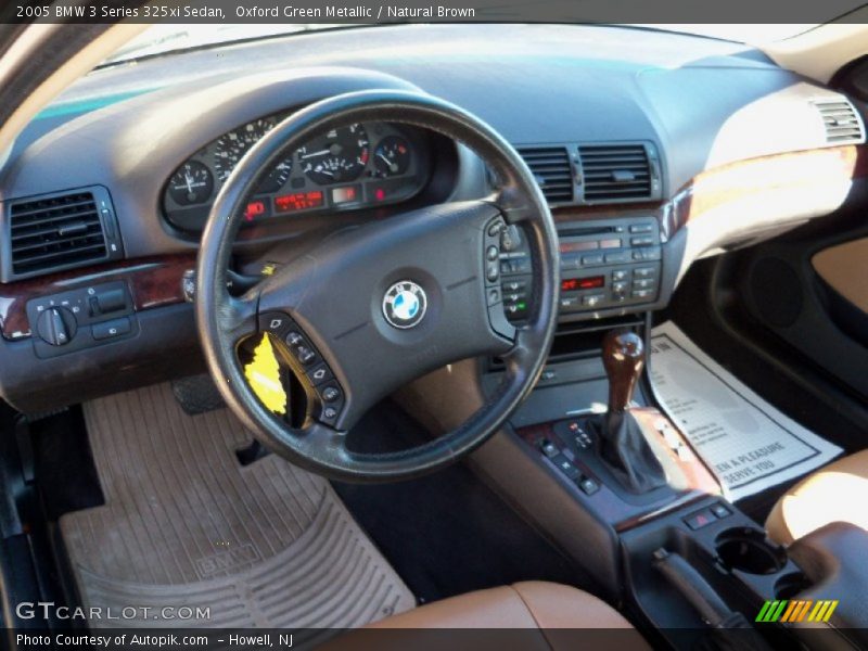 Oxford Green Metallic / Natural Brown 2005 BMW 3 Series 325xi Sedan