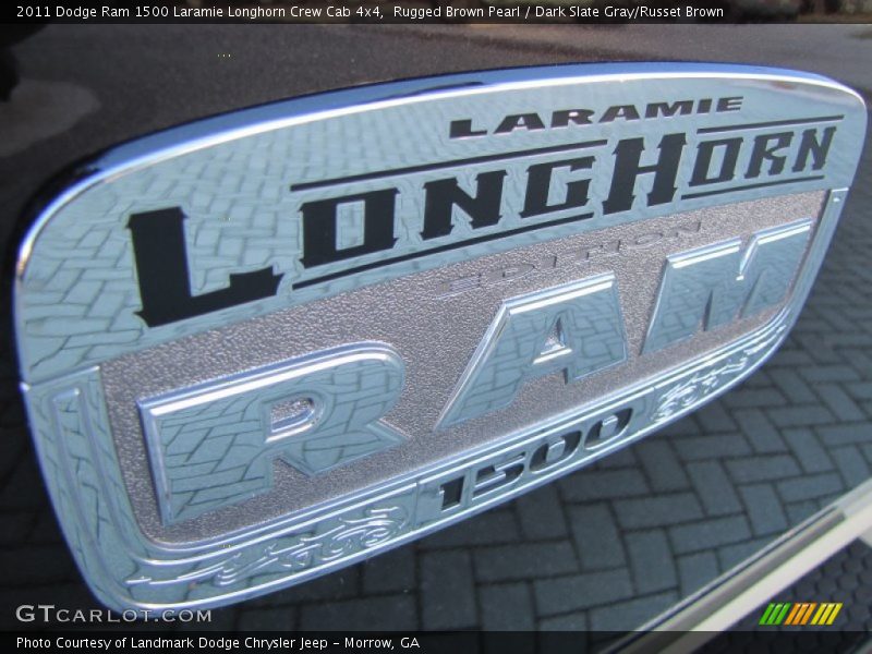 Rugged Brown Pearl / Dark Slate Gray/Russet Brown 2011 Dodge Ram 1500 Laramie Longhorn Crew Cab 4x4