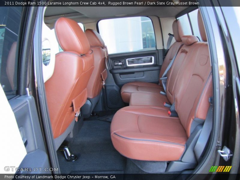 Rugged Brown Pearl / Dark Slate Gray/Russet Brown 2011 Dodge Ram 1500 Laramie Longhorn Crew Cab 4x4