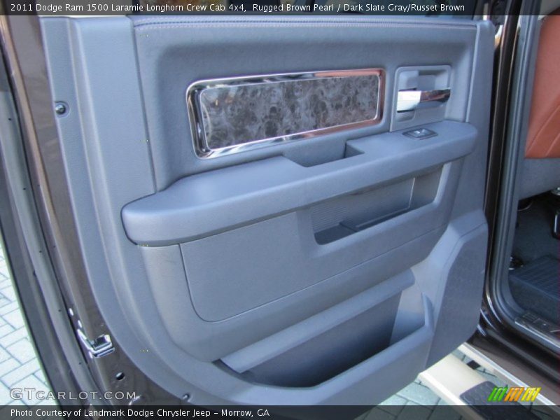 Rugged Brown Pearl / Dark Slate Gray/Russet Brown 2011 Dodge Ram 1500 Laramie Longhorn Crew Cab 4x4