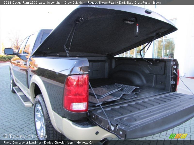 Rugged Brown Pearl / Dark Slate Gray/Russet Brown 2011 Dodge Ram 1500 Laramie Longhorn Crew Cab 4x4