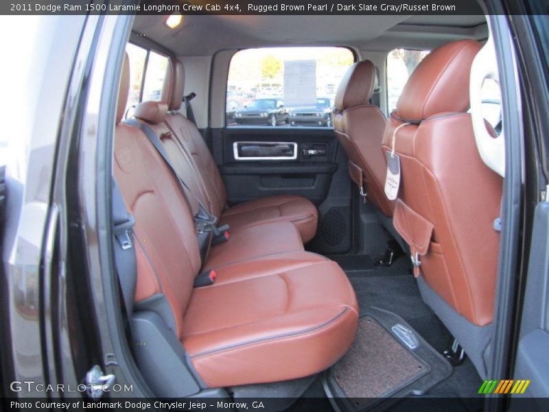 Rugged Brown Pearl / Dark Slate Gray/Russet Brown 2011 Dodge Ram 1500 Laramie Longhorn Crew Cab 4x4