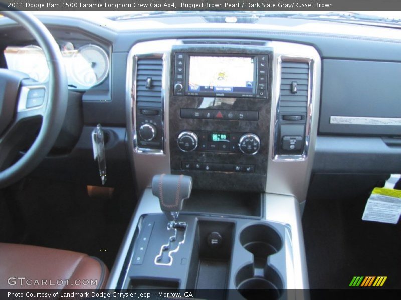 Rugged Brown Pearl / Dark Slate Gray/Russet Brown 2011 Dodge Ram 1500 Laramie Longhorn Crew Cab 4x4