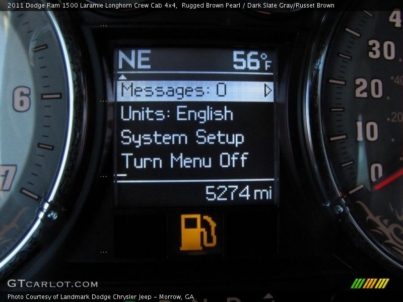 Rugged Brown Pearl / Dark Slate Gray/Russet Brown 2011 Dodge Ram 1500 Laramie Longhorn Crew Cab 4x4