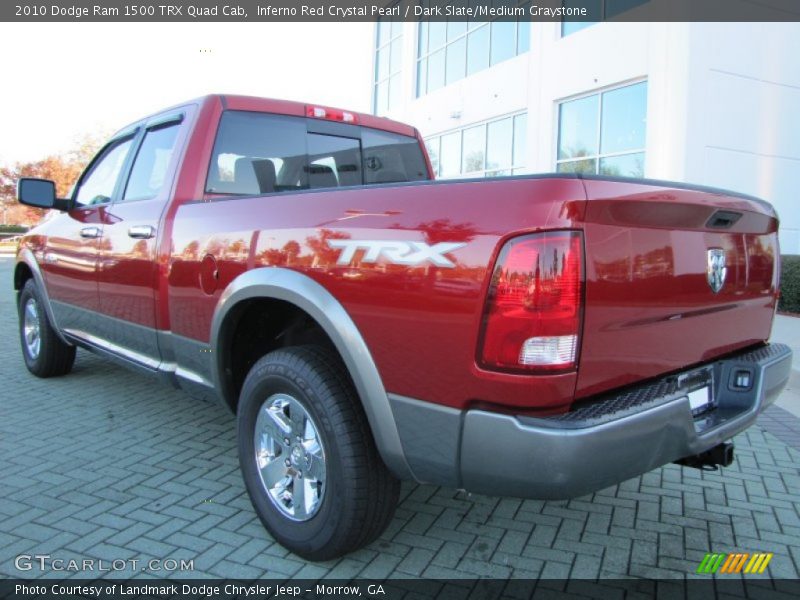 Inferno Red Crystal Pearl / Dark Slate/Medium Graystone 2010 Dodge Ram 1500 TRX Quad Cab