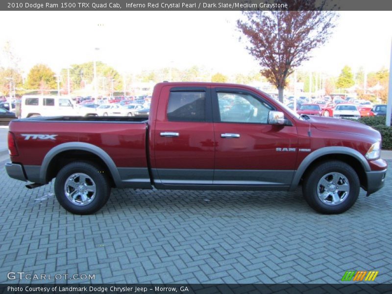 Inferno Red Crystal Pearl / Dark Slate/Medium Graystone 2010 Dodge Ram 1500 TRX Quad Cab