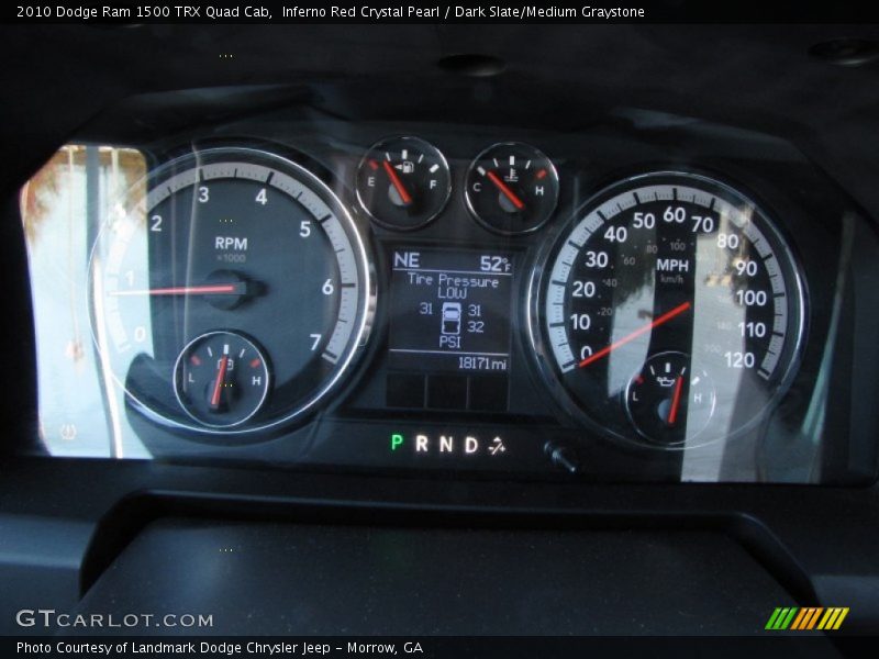 Inferno Red Crystal Pearl / Dark Slate/Medium Graystone 2010 Dodge Ram 1500 TRX Quad Cab
