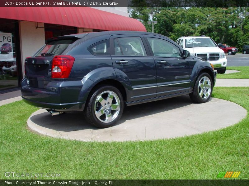 Steel Blue Metallic / Dark Slate Gray 2007 Dodge Caliber R/T
