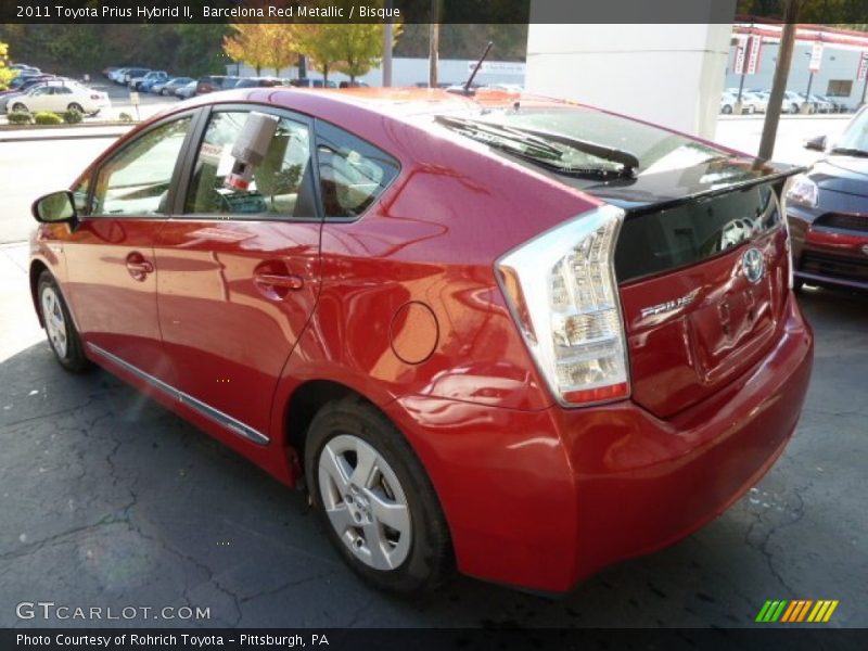 Barcelona Red Metallic / Bisque 2011 Toyota Prius Hybrid II