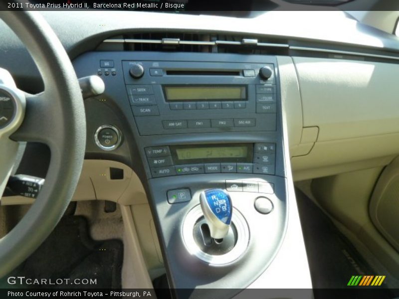 Barcelona Red Metallic / Bisque 2011 Toyota Prius Hybrid II