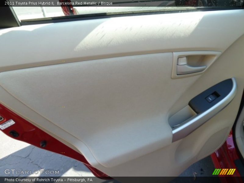 Barcelona Red Metallic / Bisque 2011 Toyota Prius Hybrid II