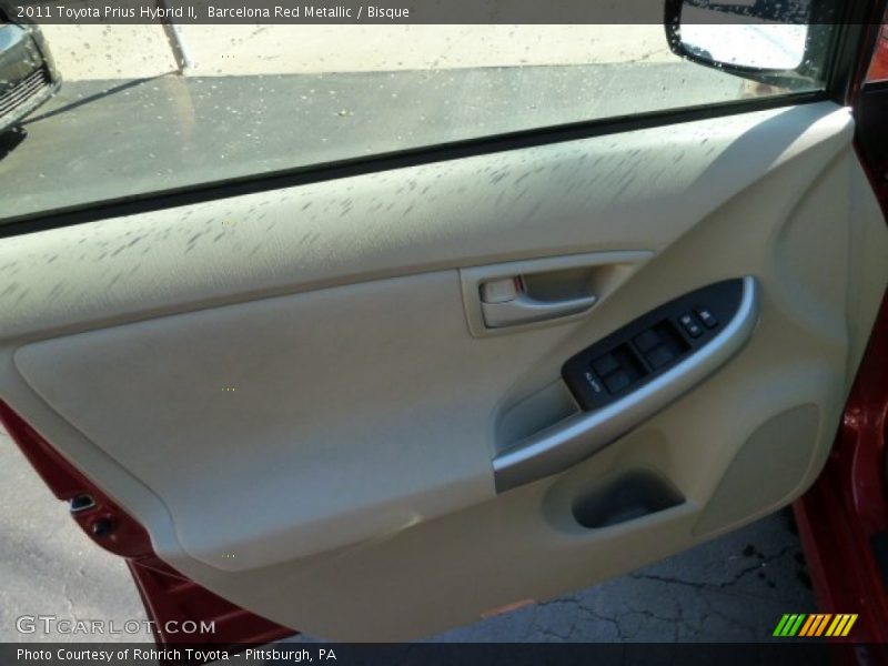 Barcelona Red Metallic / Bisque 2011 Toyota Prius Hybrid II