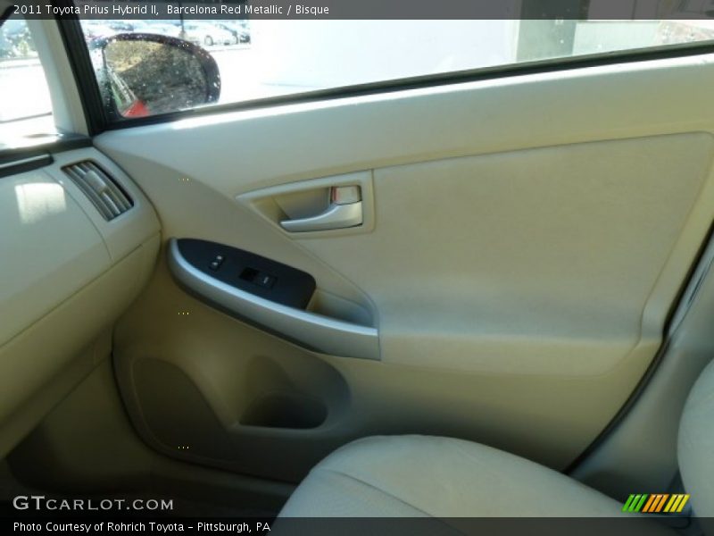 Barcelona Red Metallic / Bisque 2011 Toyota Prius Hybrid II