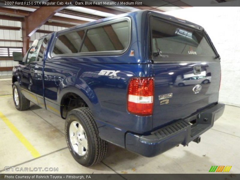 Dark Blue Pearl Metallic / Medium Flint 2007 Ford F150 STX Regular Cab 4x4