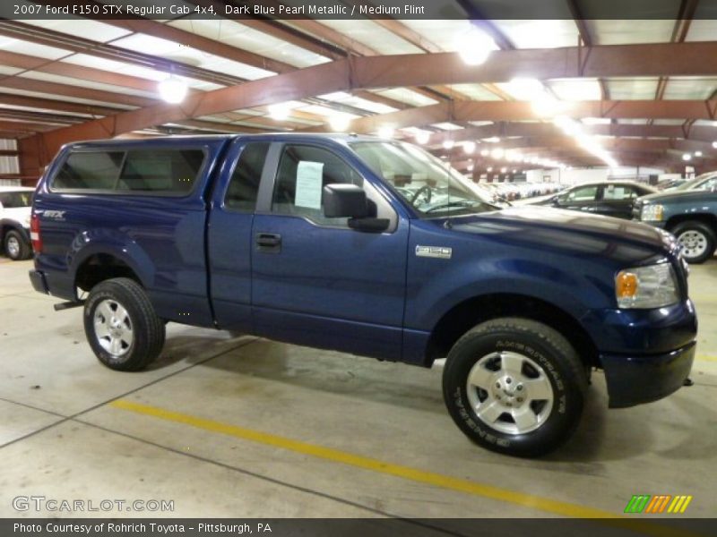  2007 F150 STX Regular Cab 4x4 Dark Blue Pearl Metallic